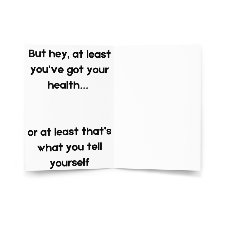The Pain Is Real Greeting Card