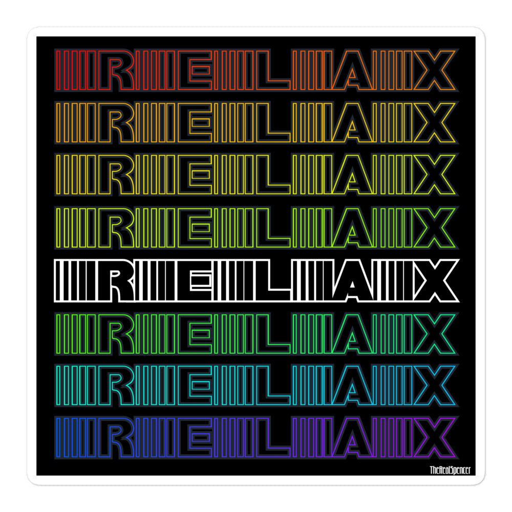 Relax Sticker