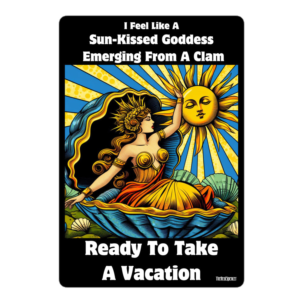 Sun Kissed Goddess Sticker