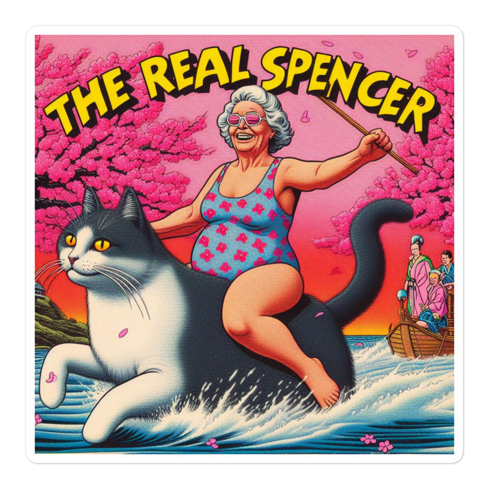 The Real Spencer Cat Lady Sticker
