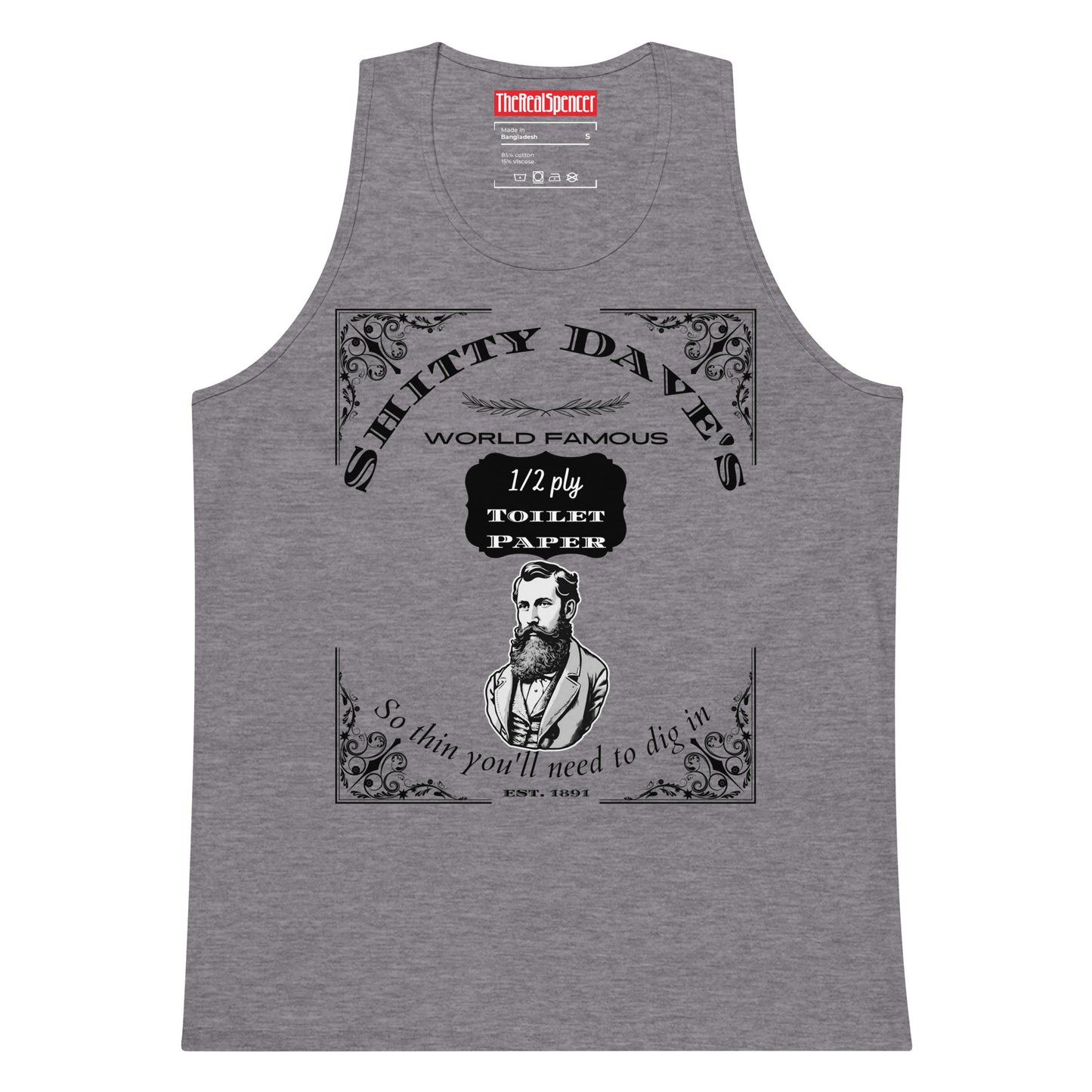 Shitty Dave's Toilet Paper Tank Top