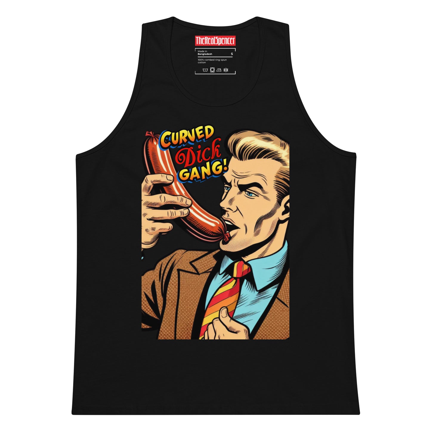 Curved Dick Gang Tank Top
