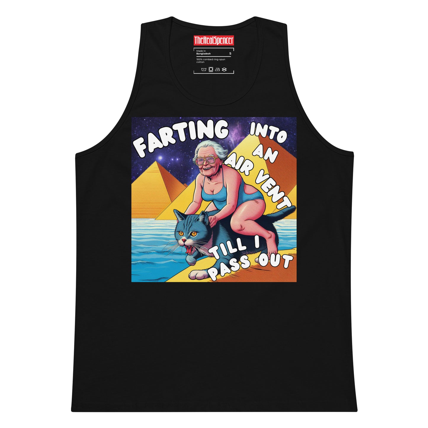Farting Into An Air Vent Tank Top