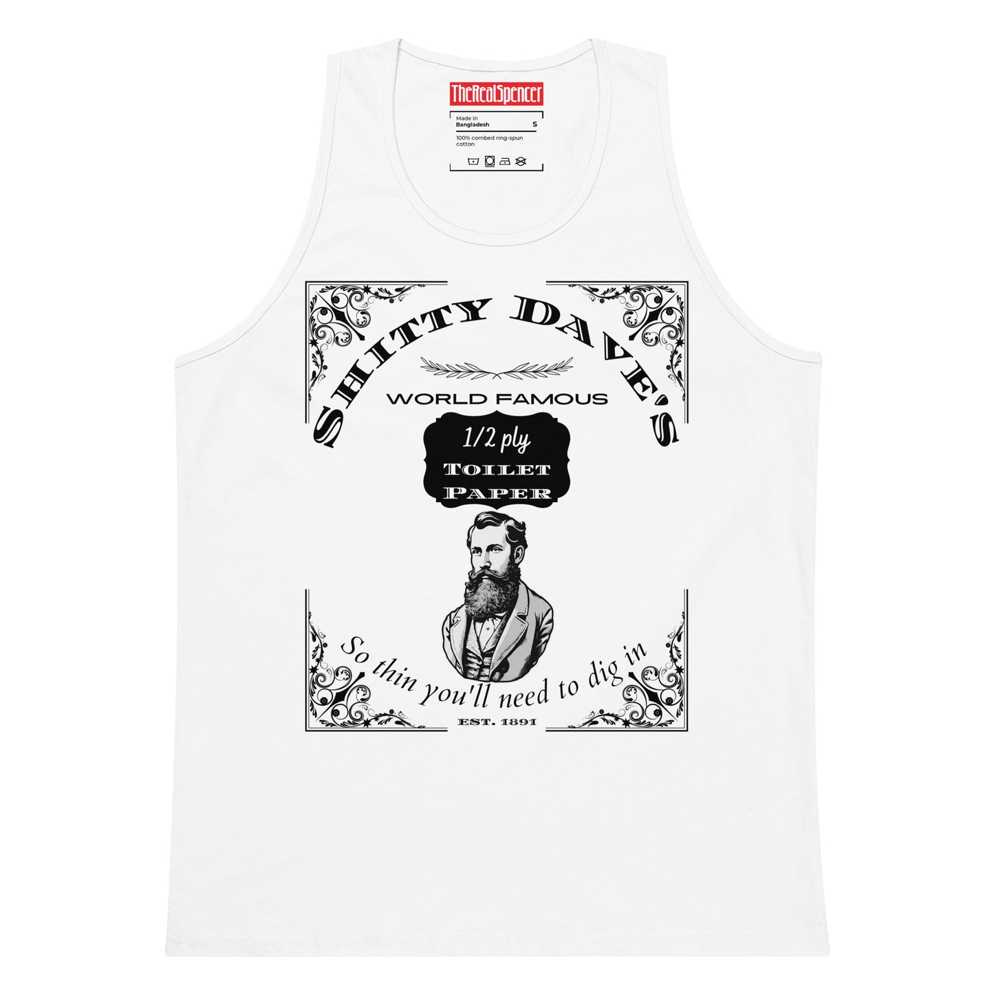 Shitty Dave's Toilet Paper Tank Top
