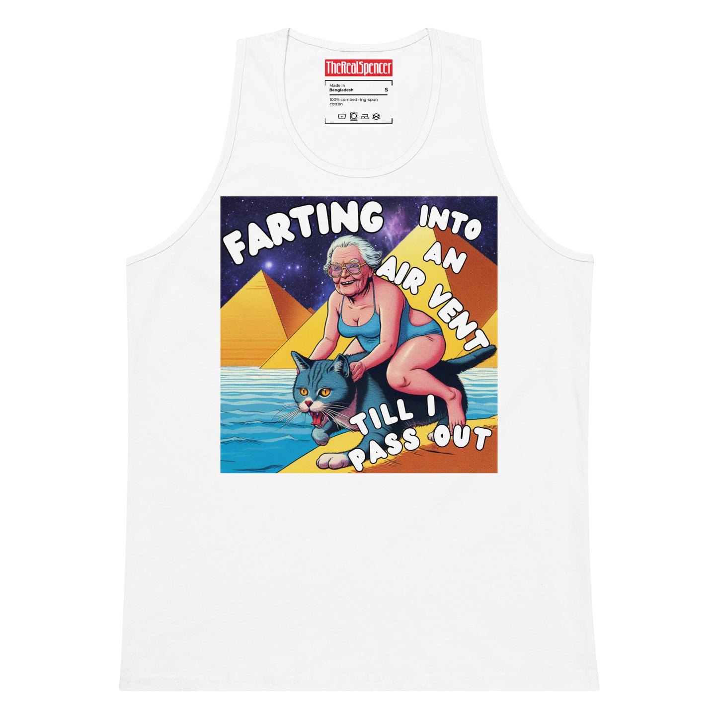 Farting Into An Air Vent Tank Top