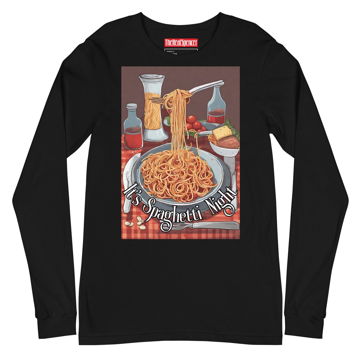 It's Spaghetti Night Long Sleeve Tee