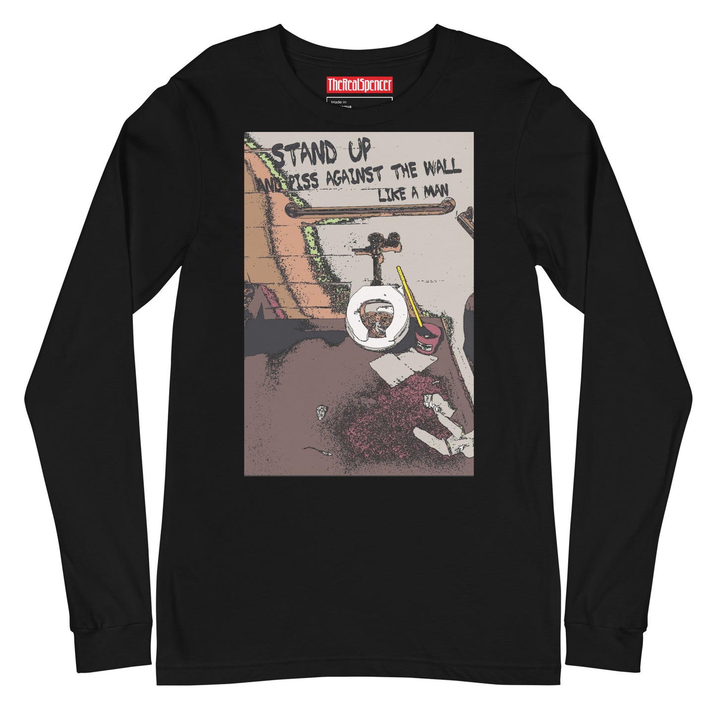 Piss Against The Wall Long Sleeve Tee
