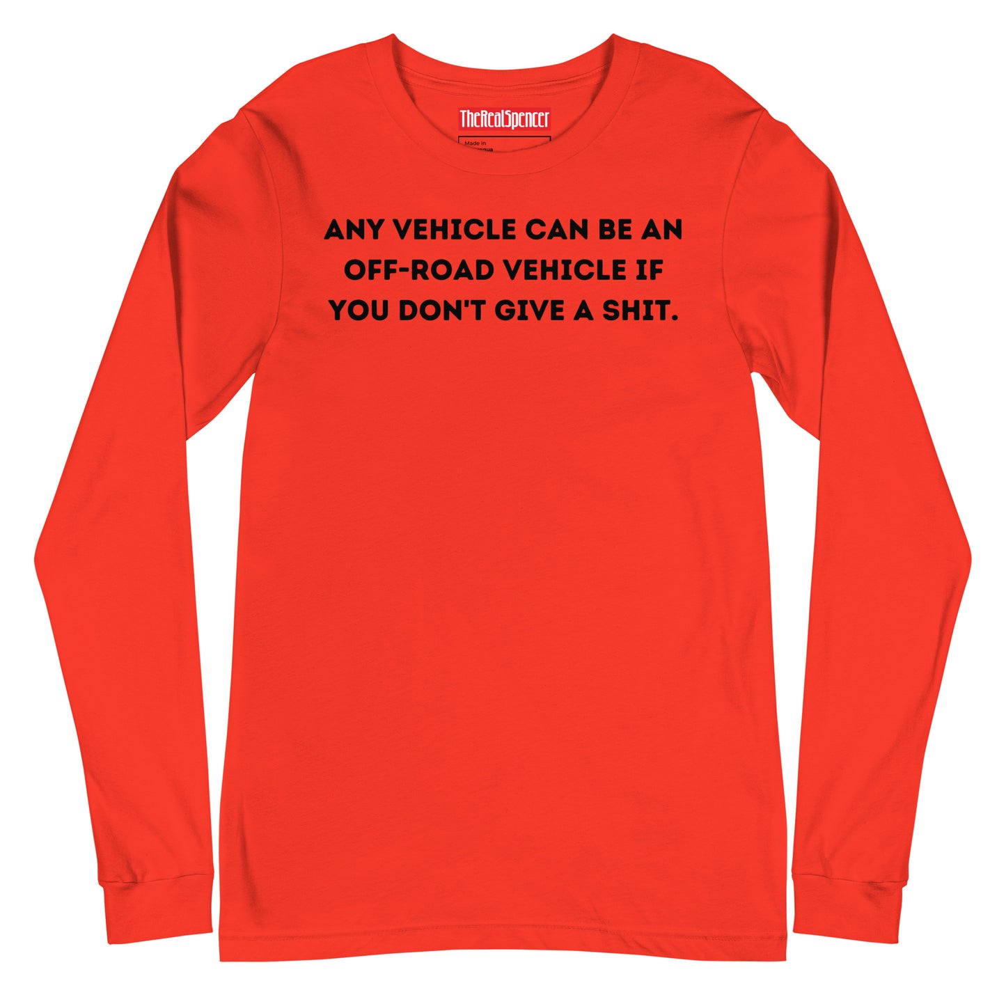 Any Vehicle Long Sleeve Tee