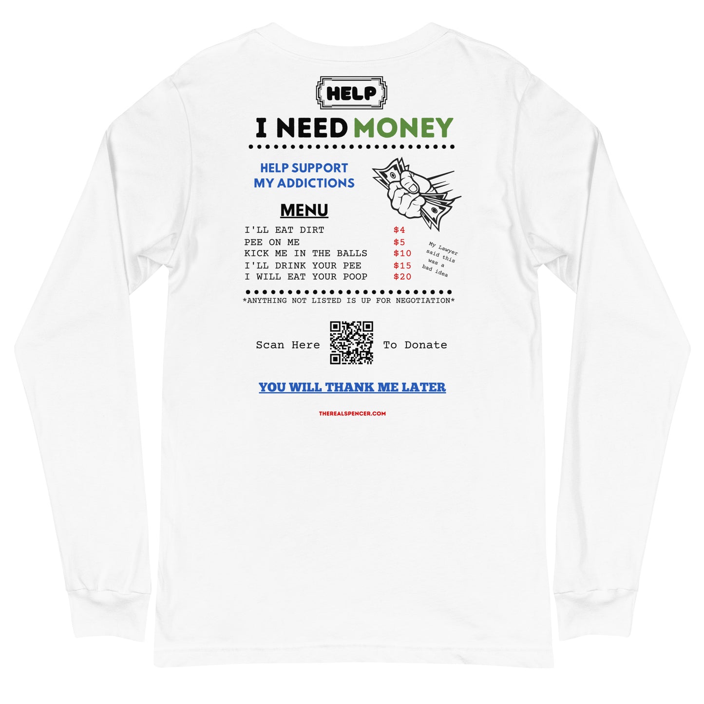Pee On Me Long Sleeve Tee