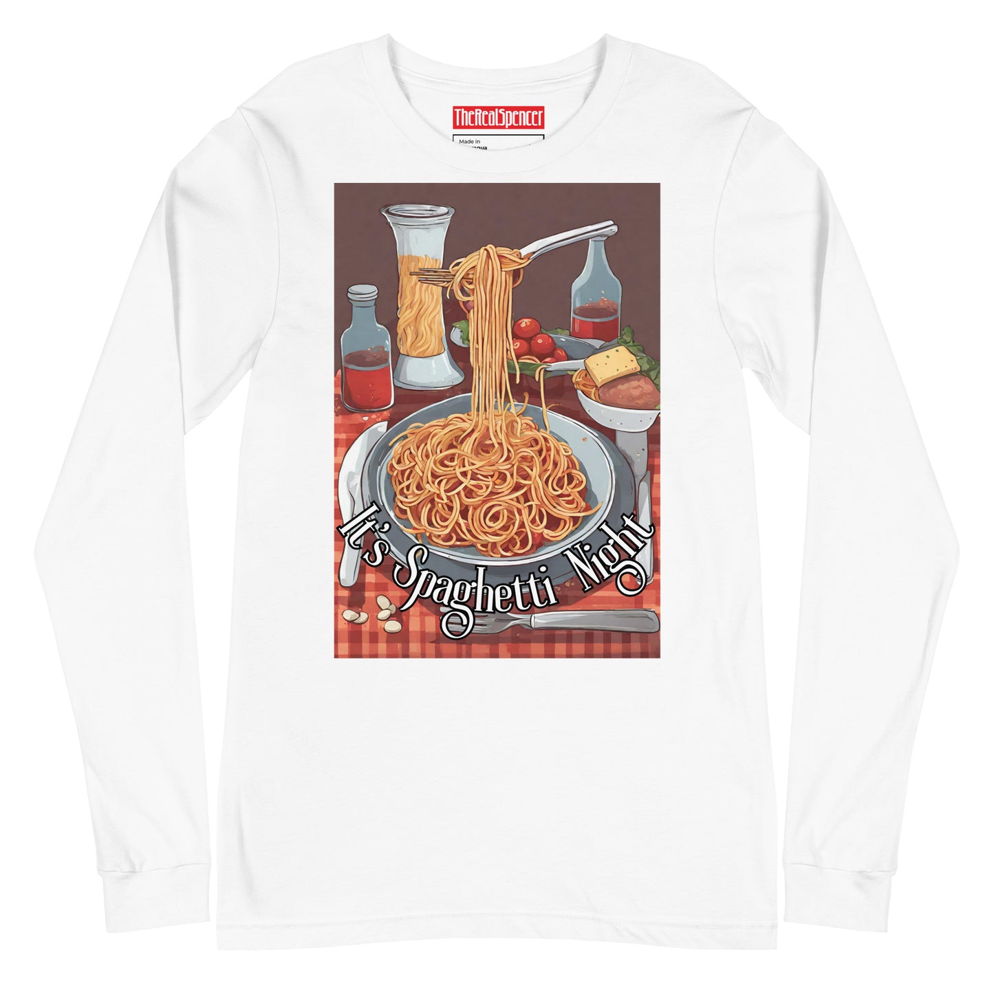 It's Spaghetti Night Long Sleeve Tee