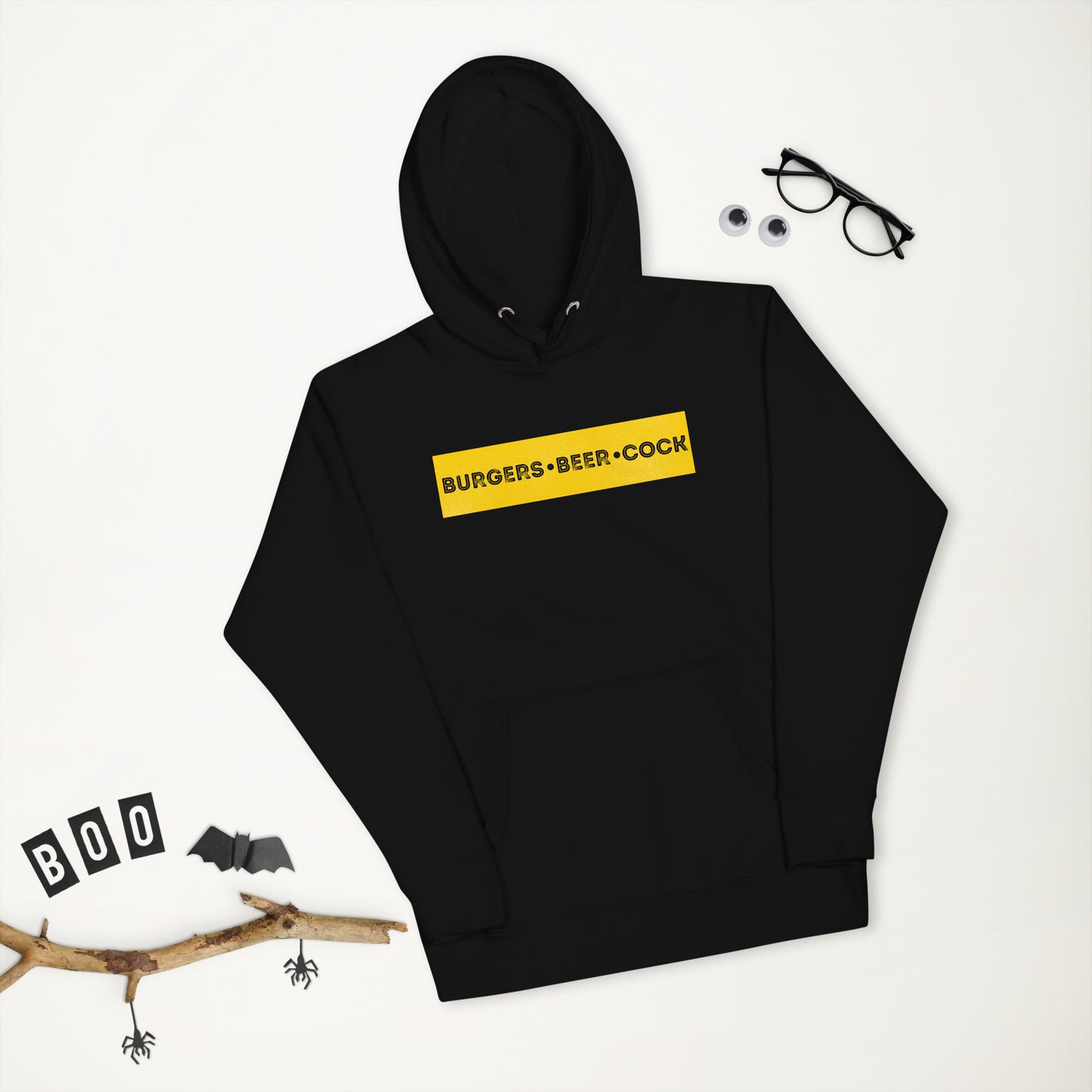 Burgers, Beer, Cock Hoodie