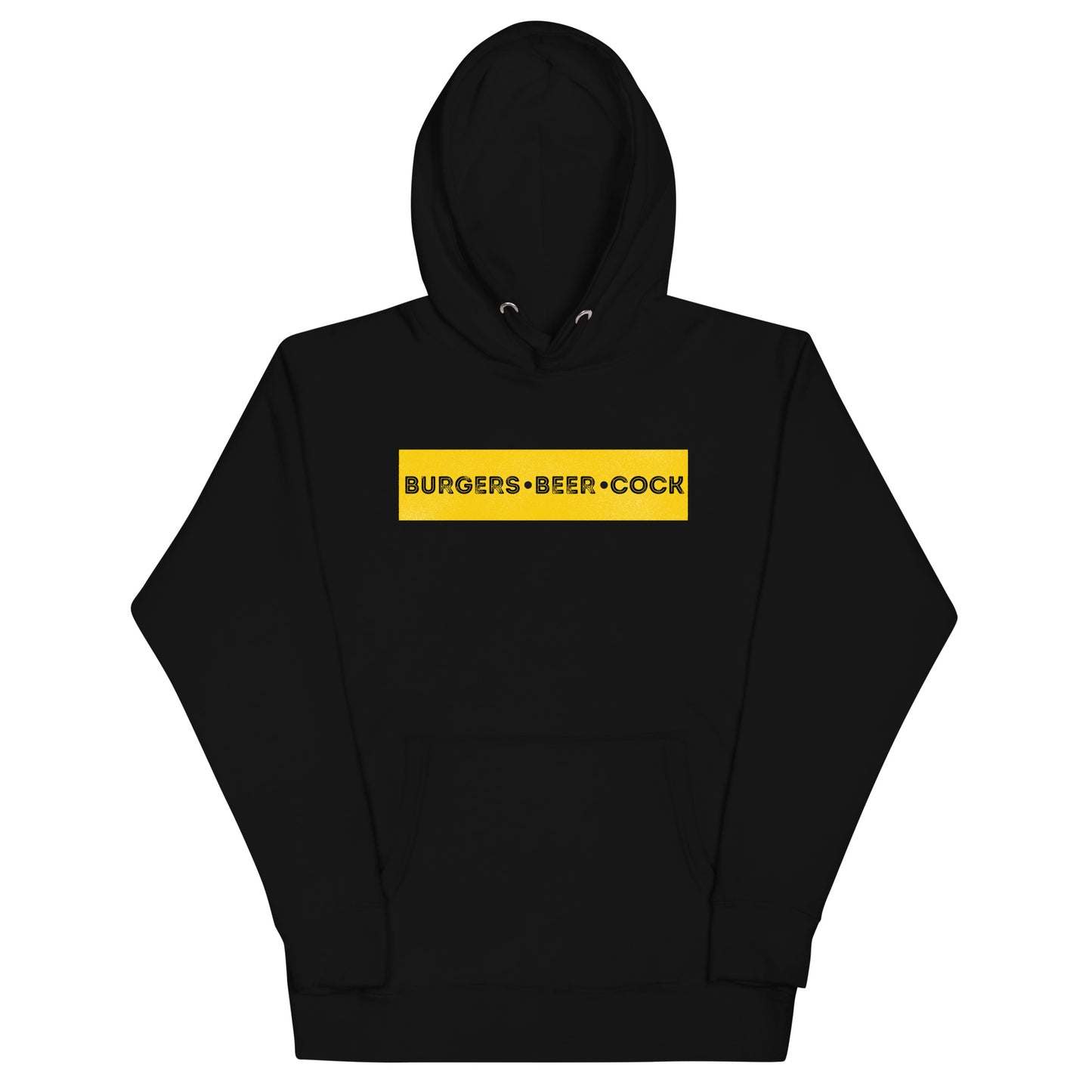 Burgers, Beer, Cock Hoodie