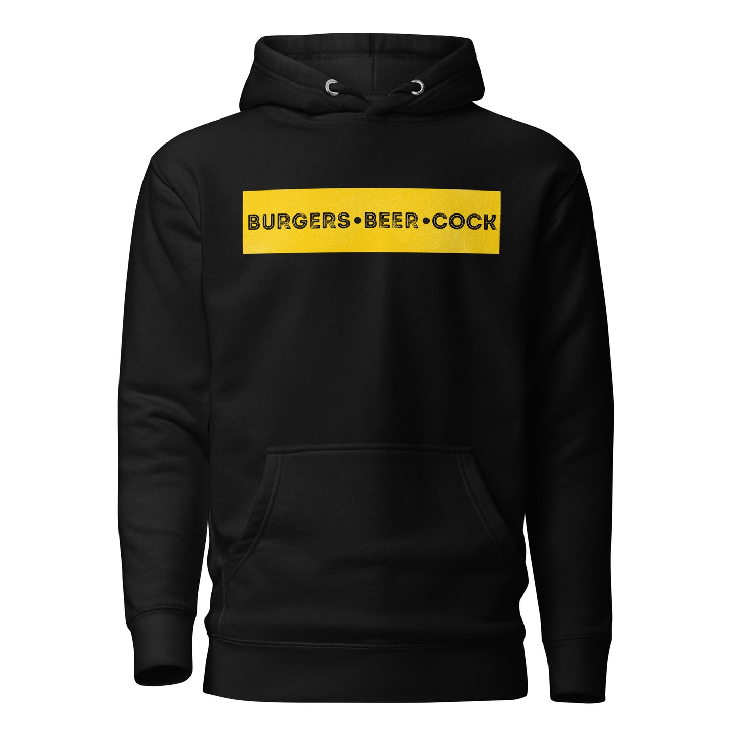 Burgers, Beer, Cock Hoodie