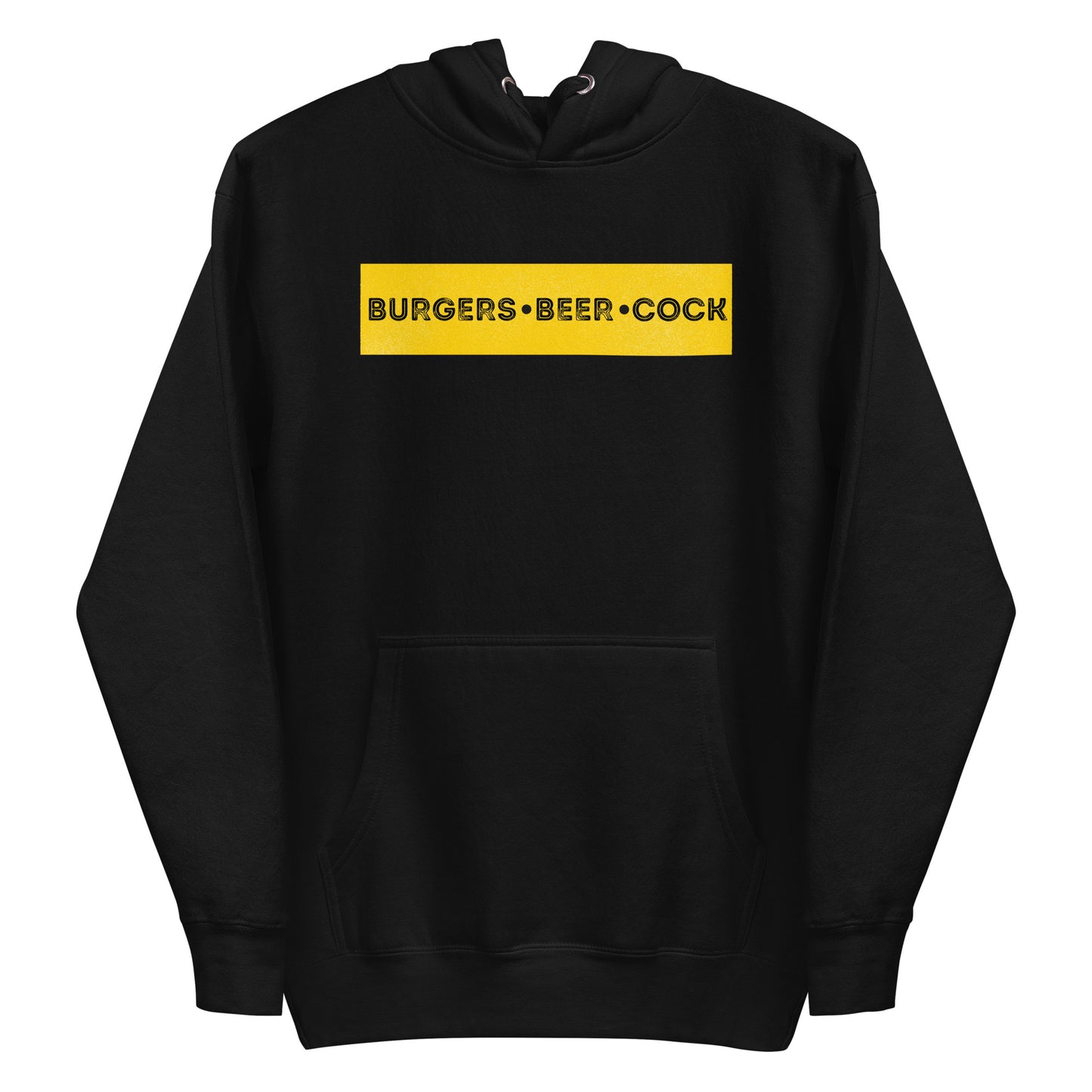 Burgers, Beer, Cock Hoodie