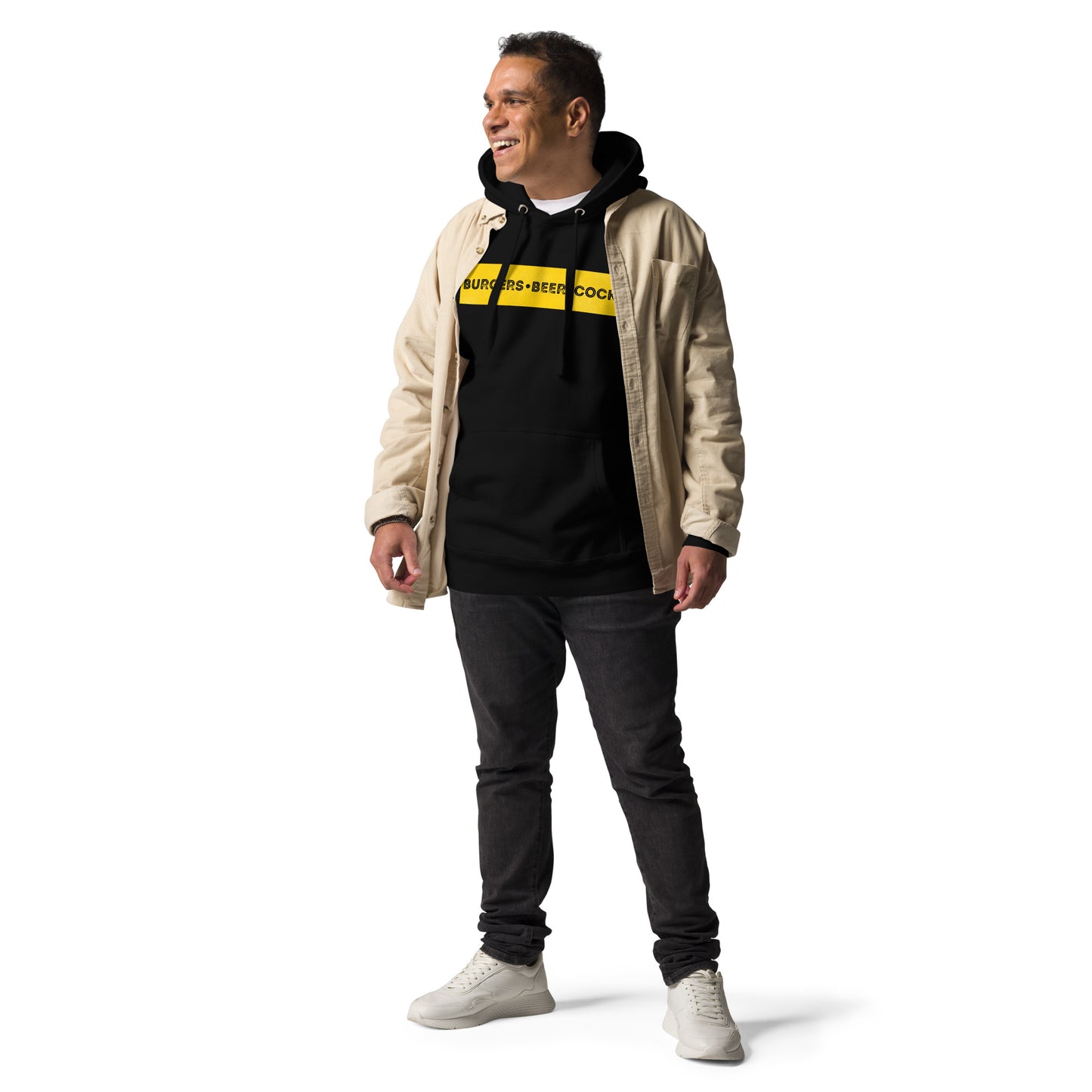 Burgers, Beer, Cock Hoodie
