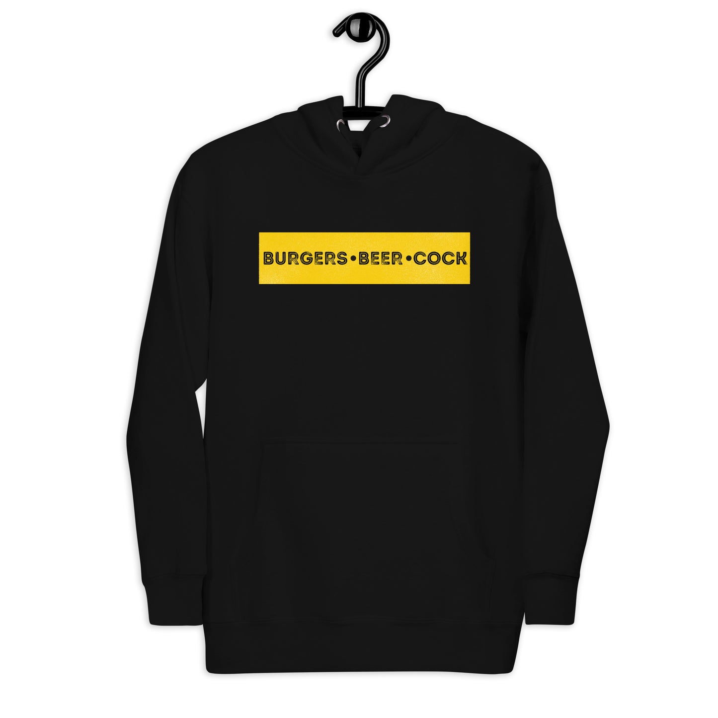 Burgers, Beer, Cock Hoodie