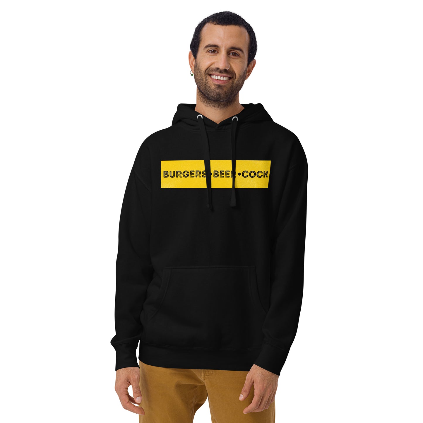 Burgers, Beer, Cock Hoodie