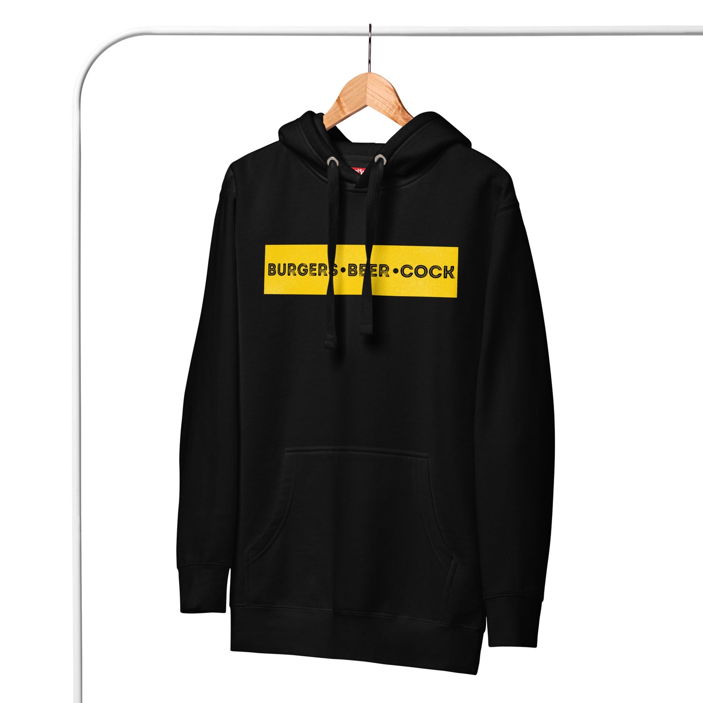 Burgers, Beer, Cock Hoodie