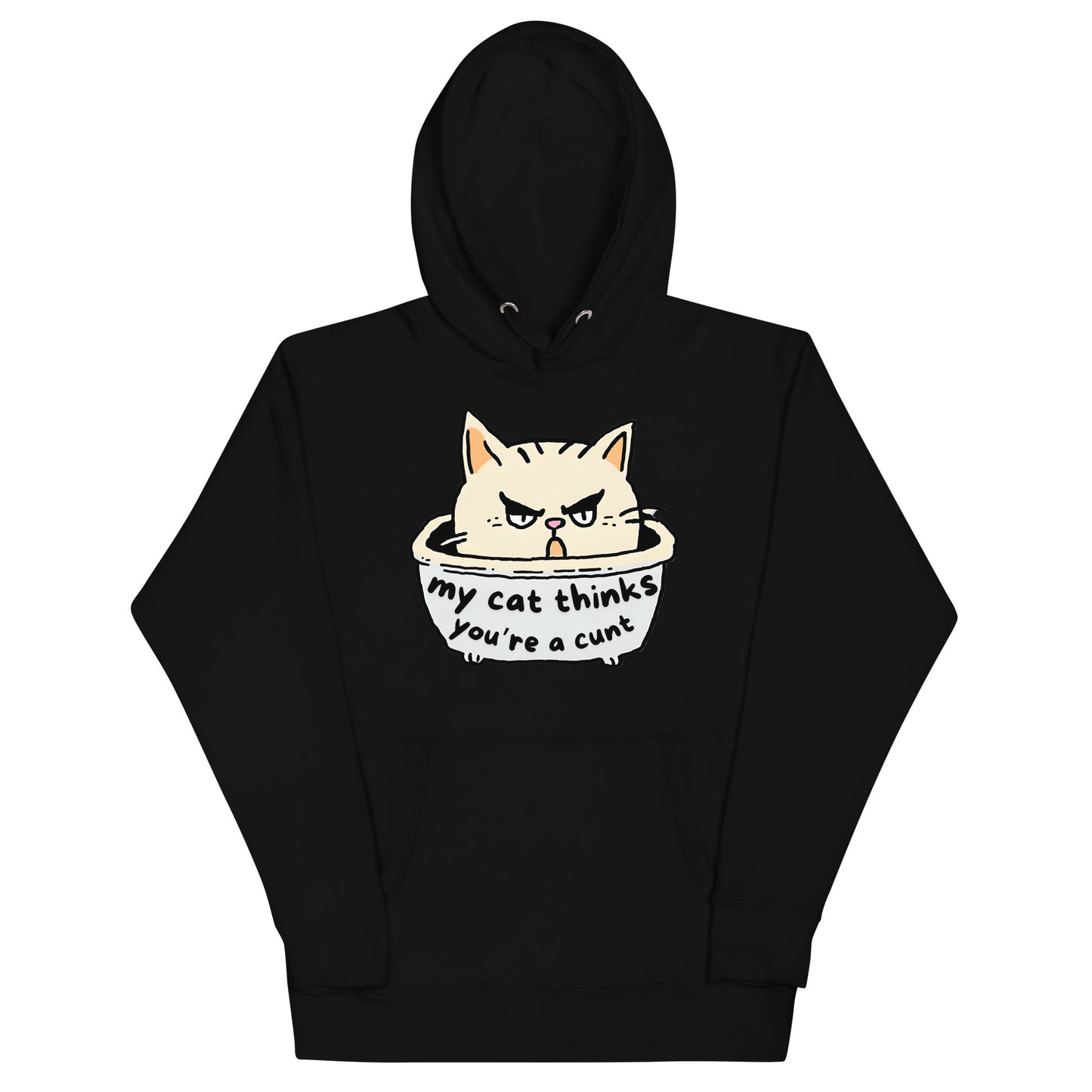 My Cat Thinks You're A Cunt Hoodie