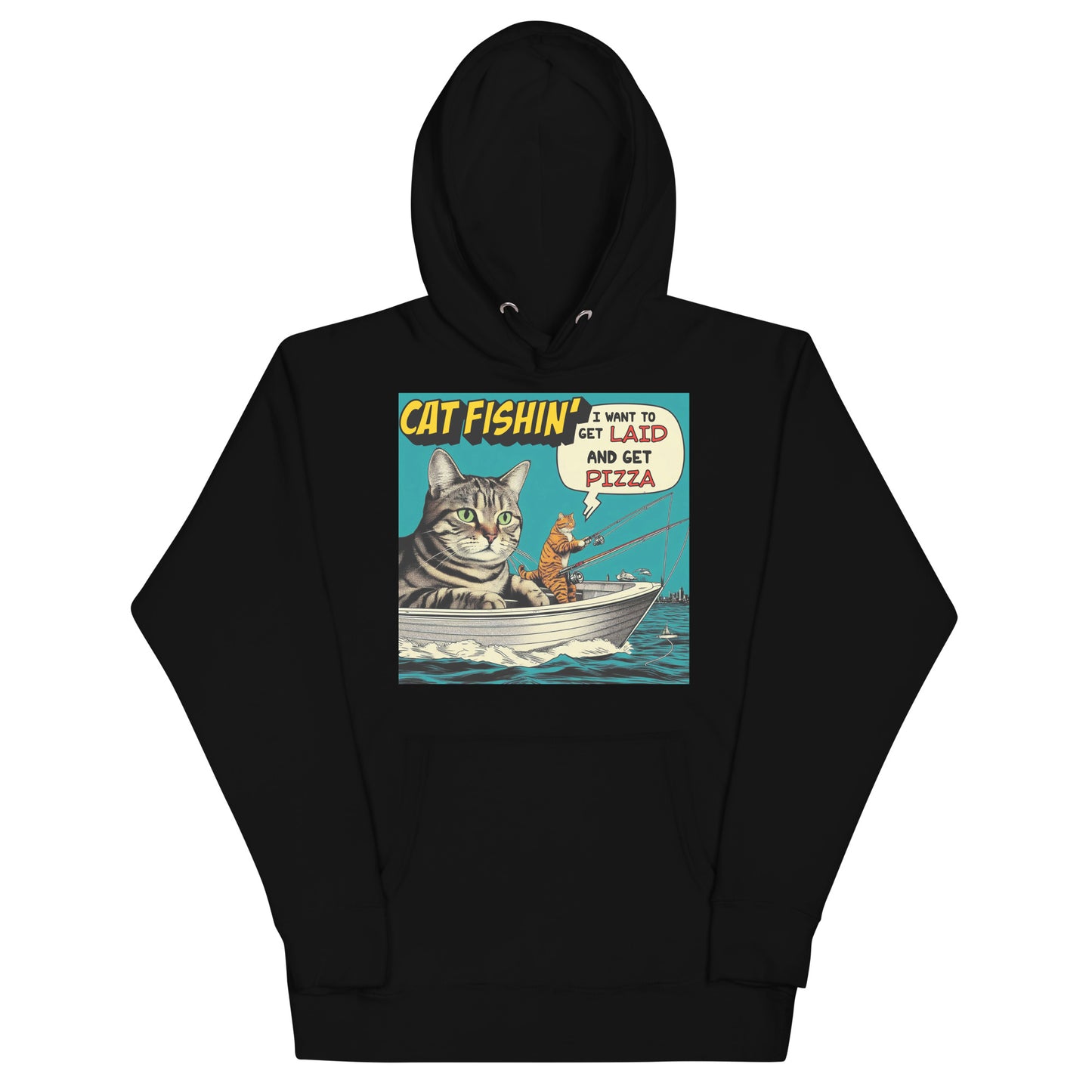 Cat Fishin' Hoodie