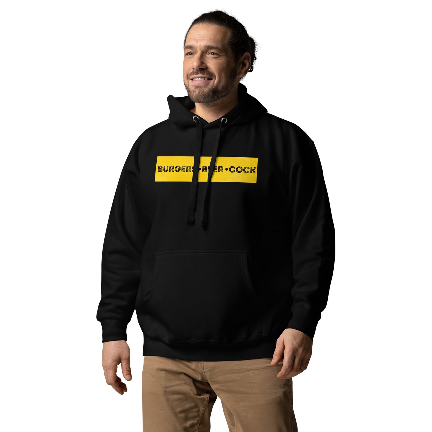 Burgers, Beer, Cock Hoodie