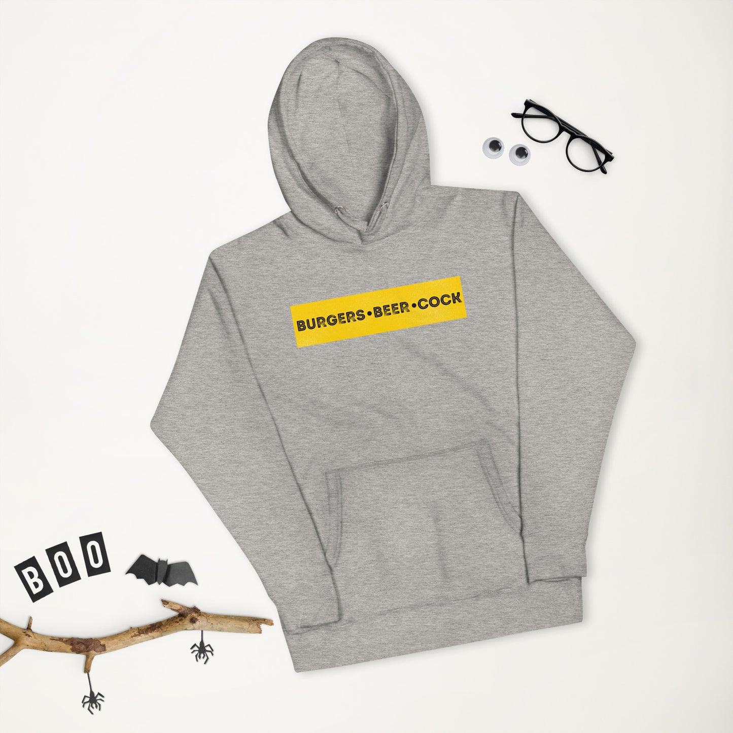 Burgers, Beer, Cock Hoodie