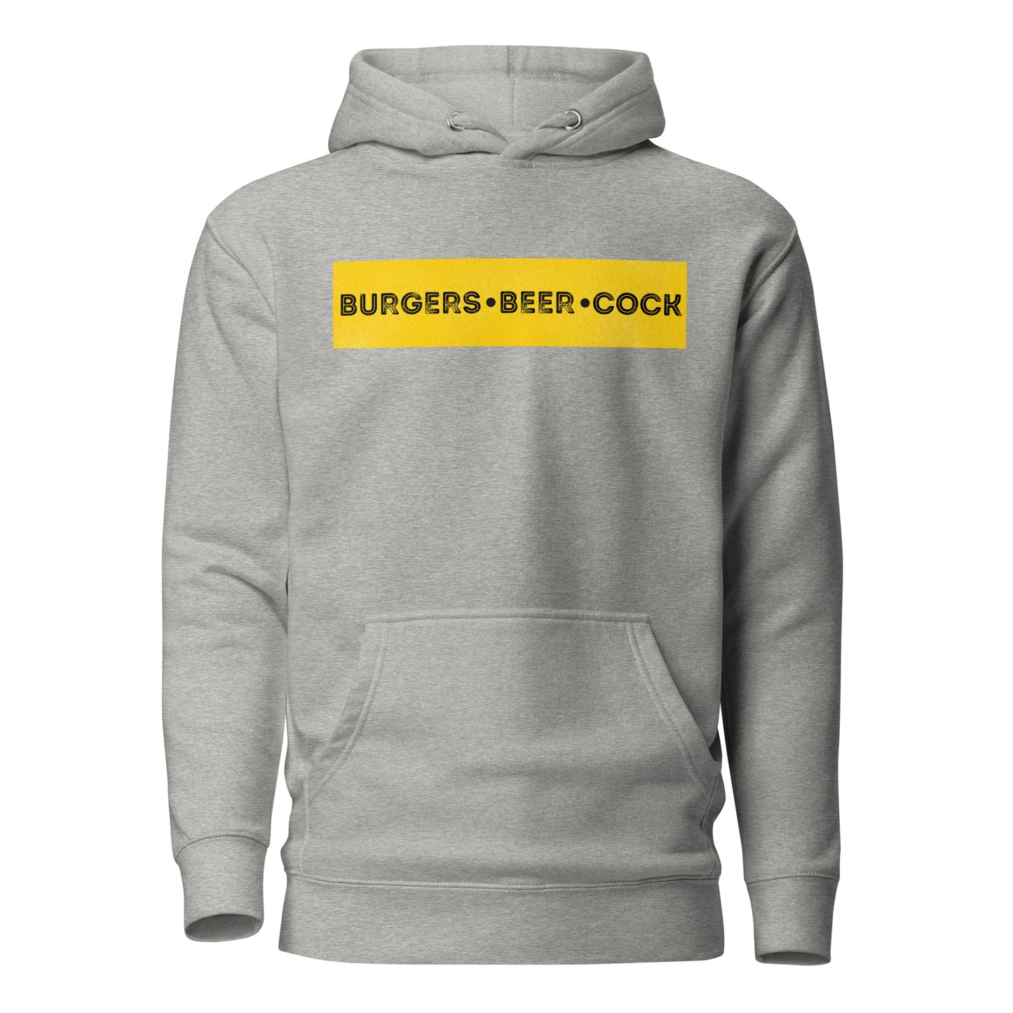 Burgers, Beer, Cock Hoodie