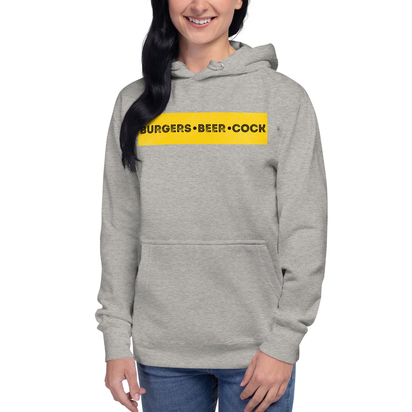 Burgers, Beer, Cock Hoodie