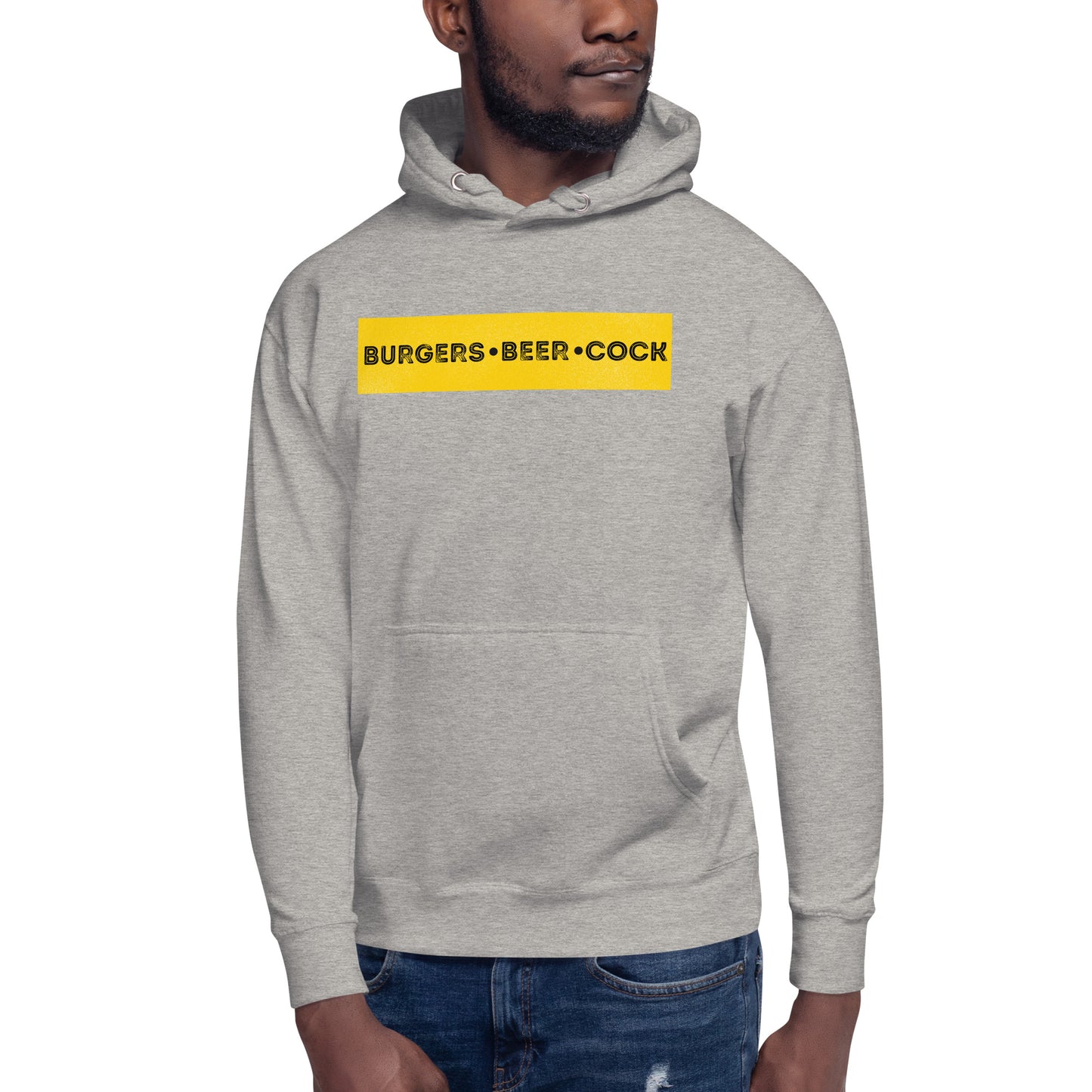 Burgers, Beer, Cock Hoodie