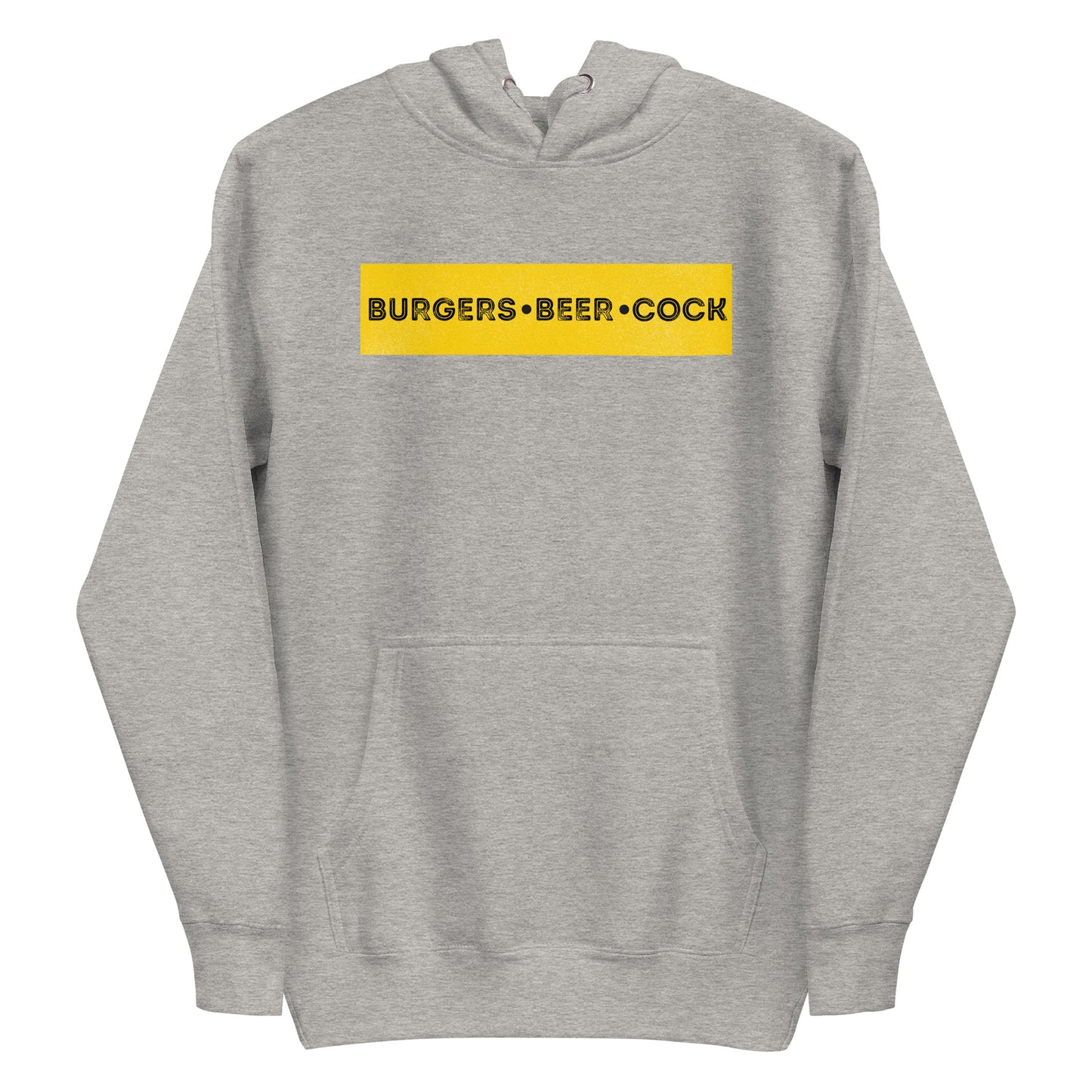 Burgers, Beer, Cock Hoodie