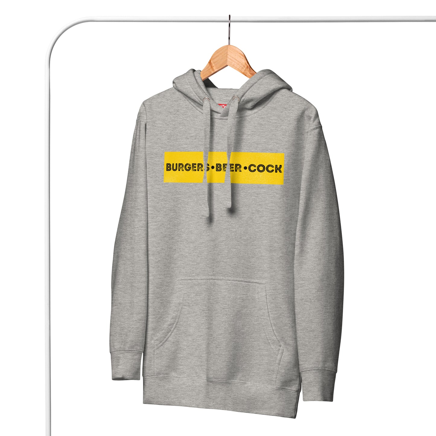 Burgers, Beer, Cock Hoodie