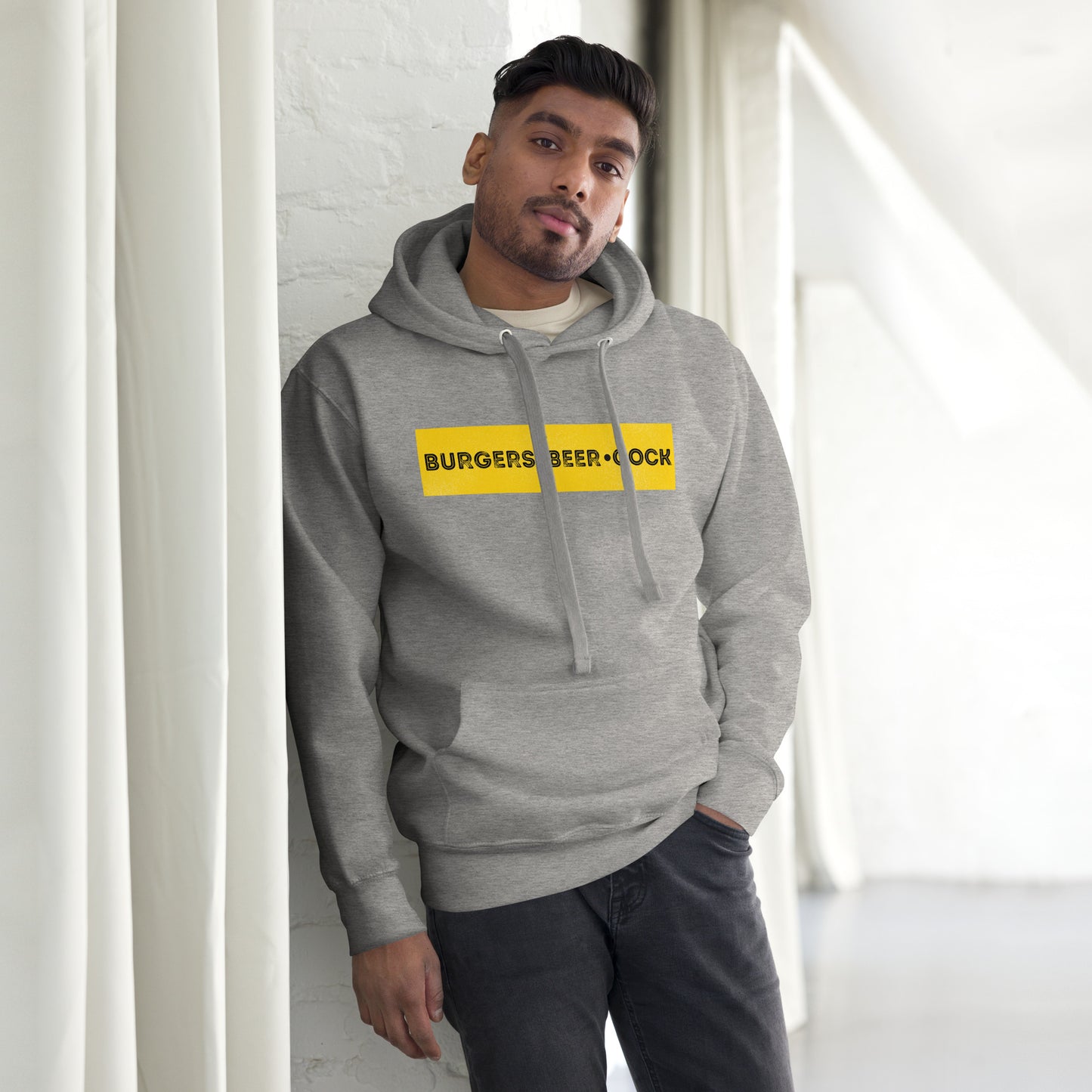 Burgers, Beer, Cock Hoodie