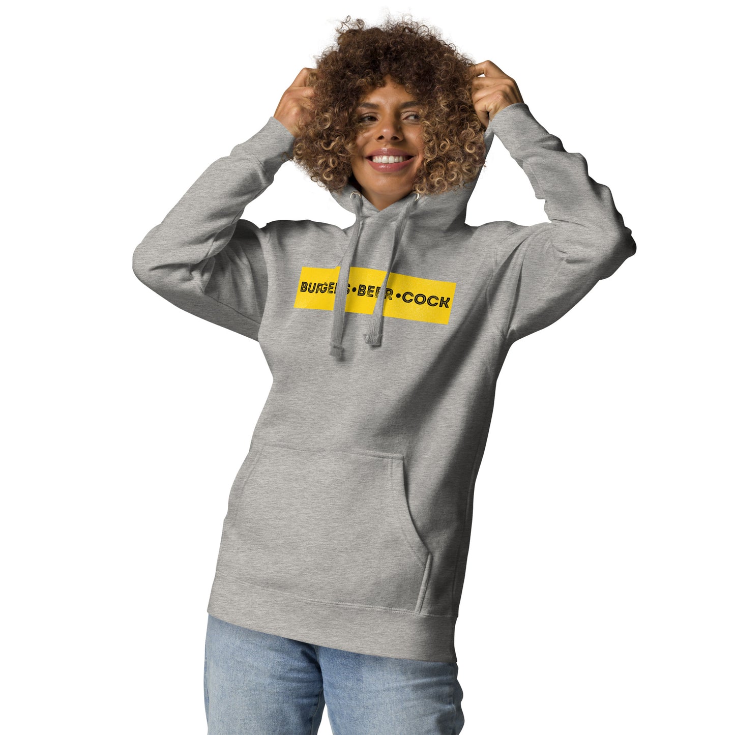 Burgers, Beer, Cock Hoodie