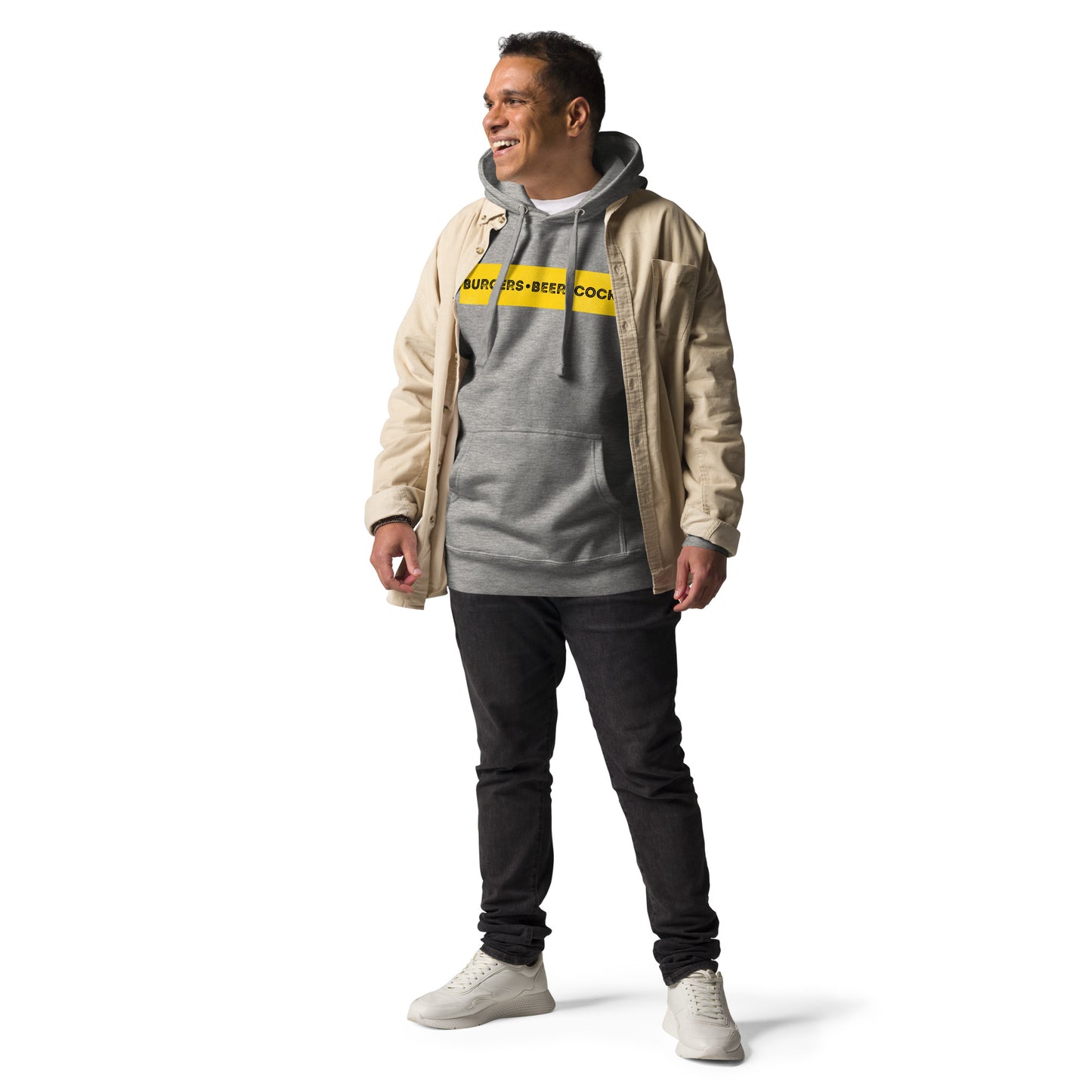 Burgers, Beer, Cock Hoodie