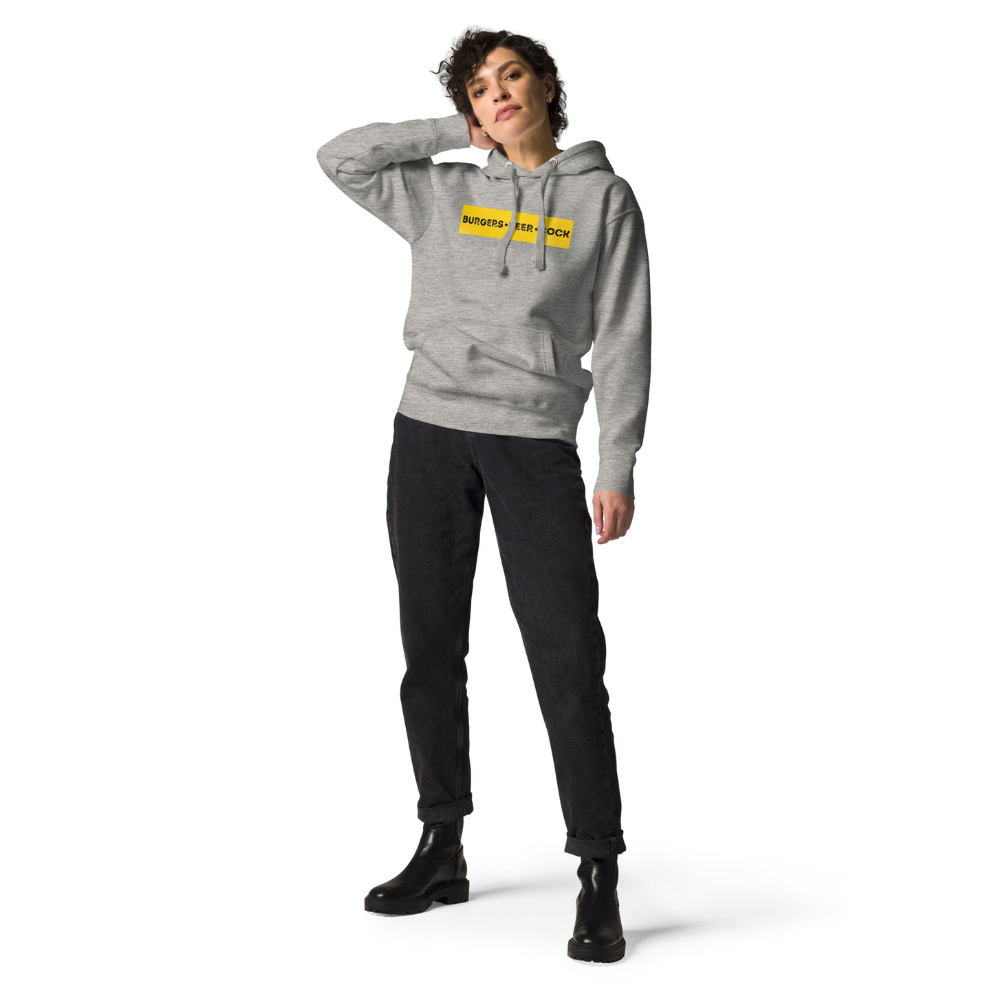Burgers, Beer, Cock Hoodie
