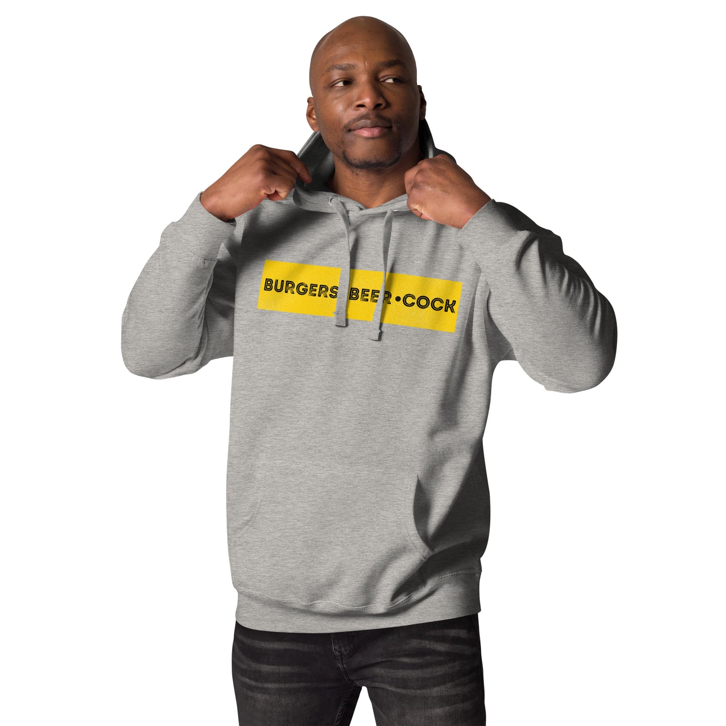 Burgers, Beer, Cock Hoodie