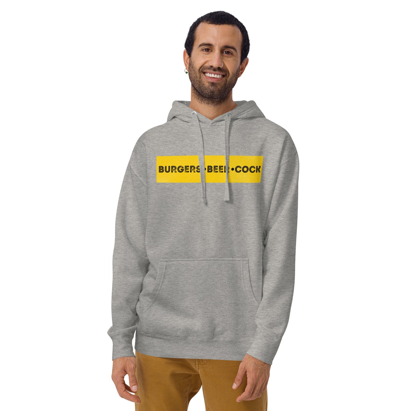 Burgers, Beer, Cock Hoodie
