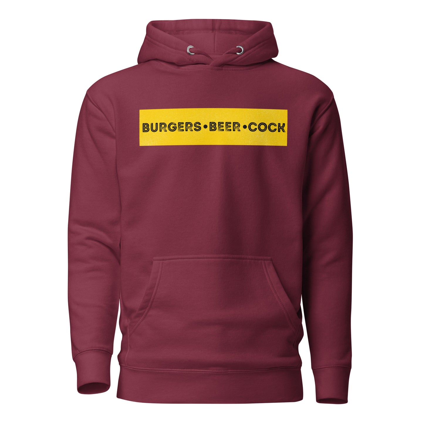 Burgers, Beer, Cock Hoodie