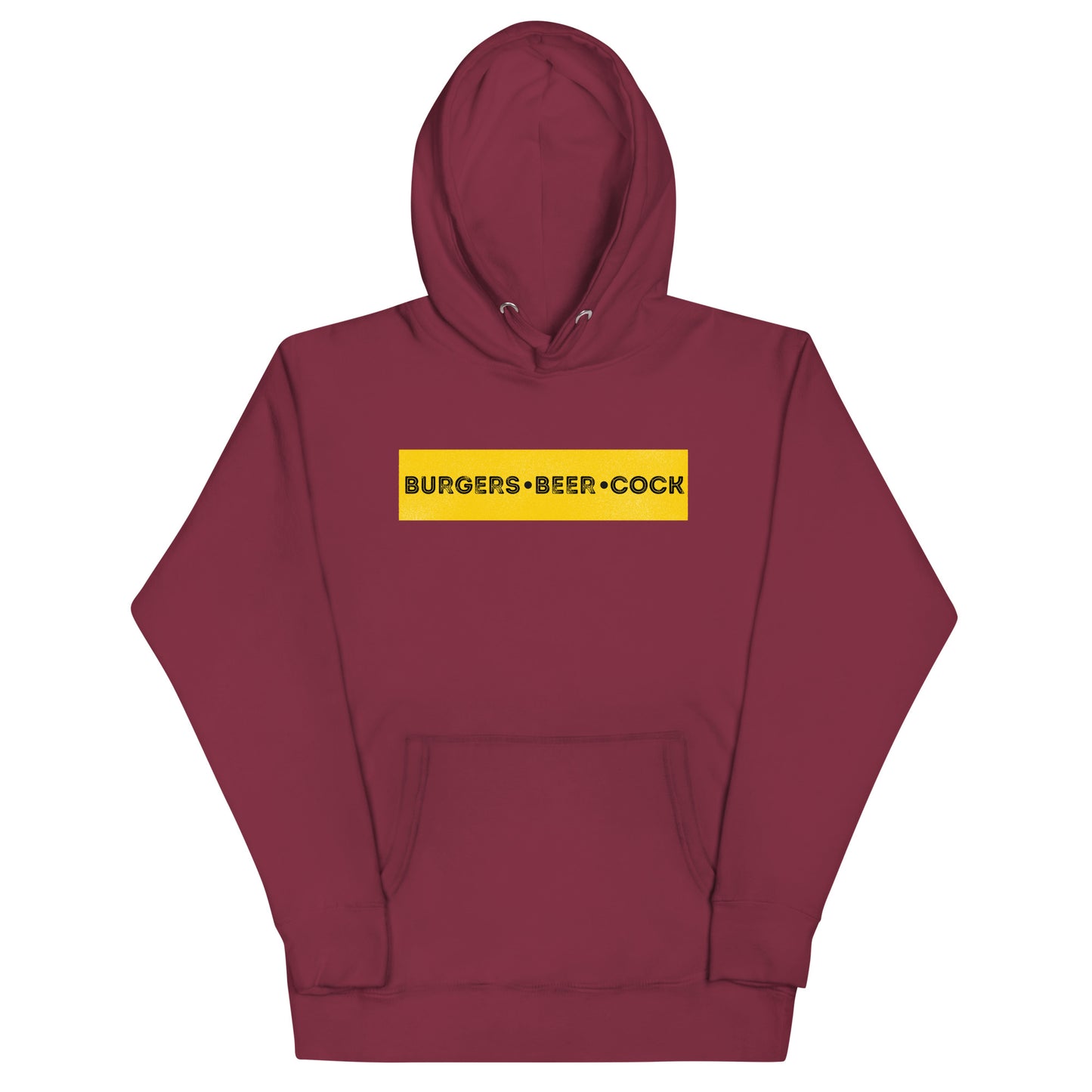 Burgers, Beer, Cock Hoodie