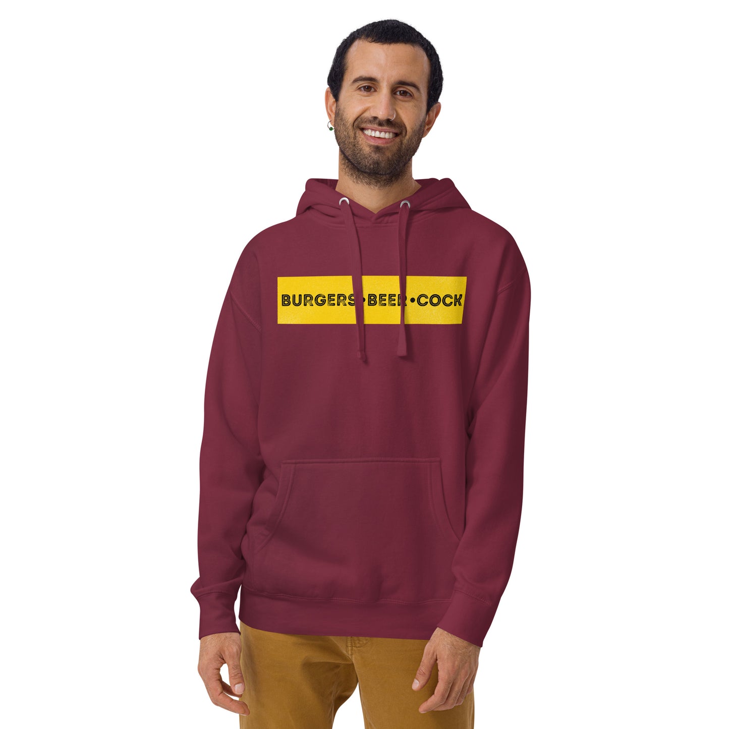 Burgers, Beer, Cock Hoodie