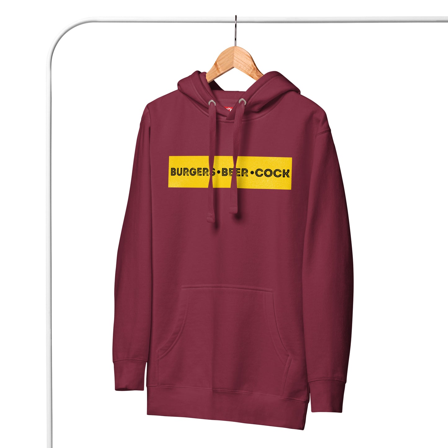 Burgers, Beer, Cock Hoodie