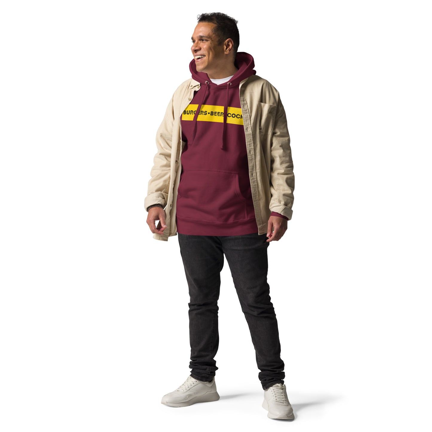 Burgers, Beer, Cock Hoodie