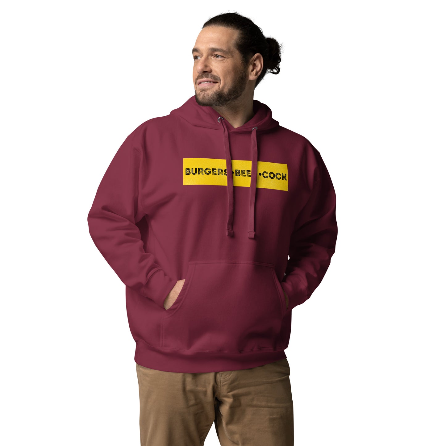 Burgers, Beer, Cock Hoodie