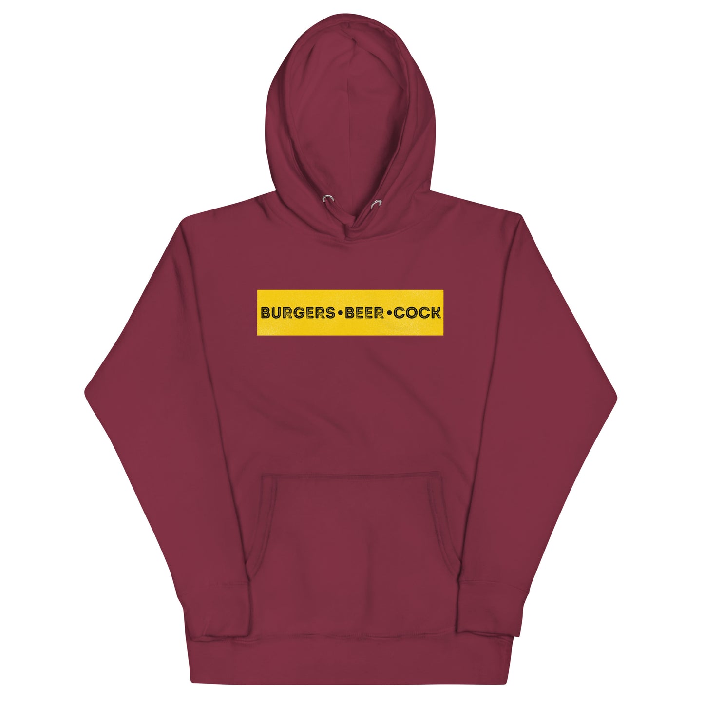 Burgers, Beer, Cock Hoodie