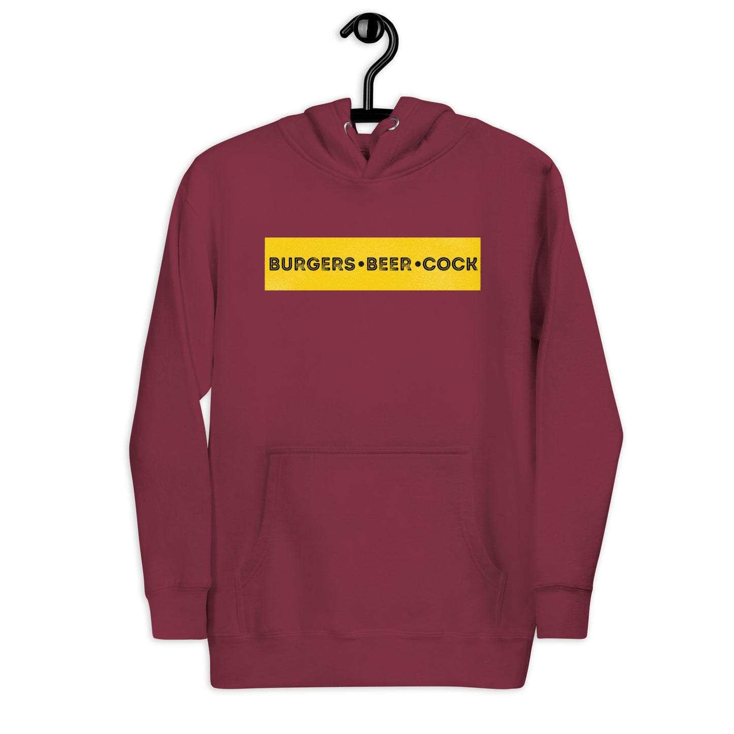 Burgers, Beer, Cock Hoodie