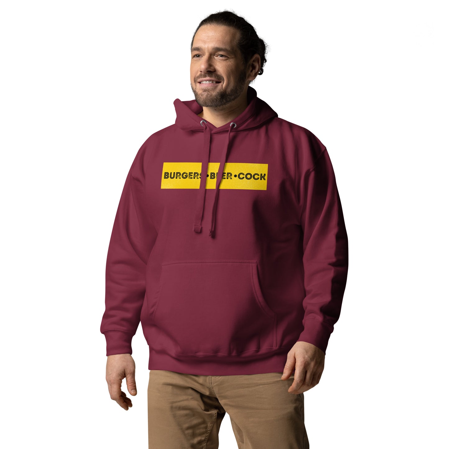 Burgers, Beer, Cock Hoodie