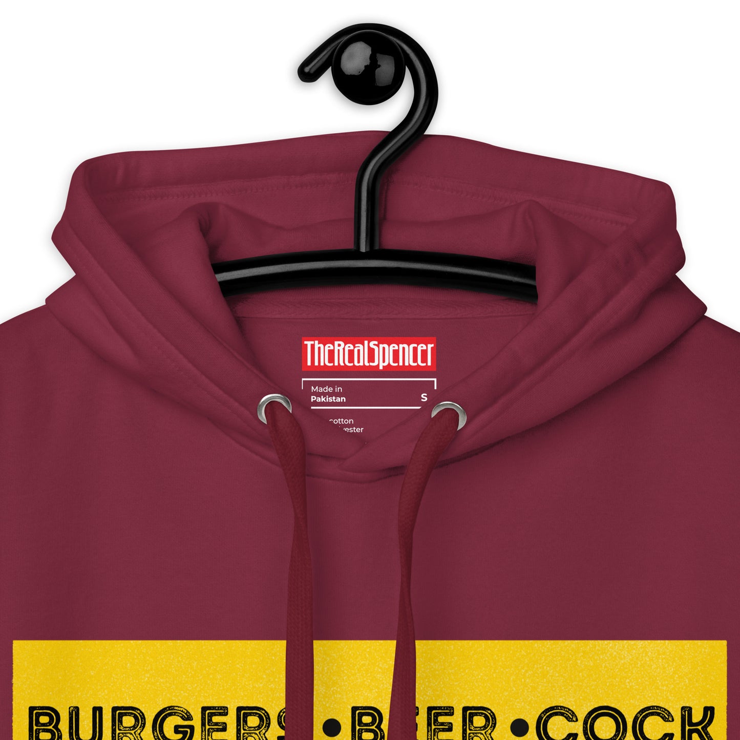 Burgers, Beer, Cock Hoodie