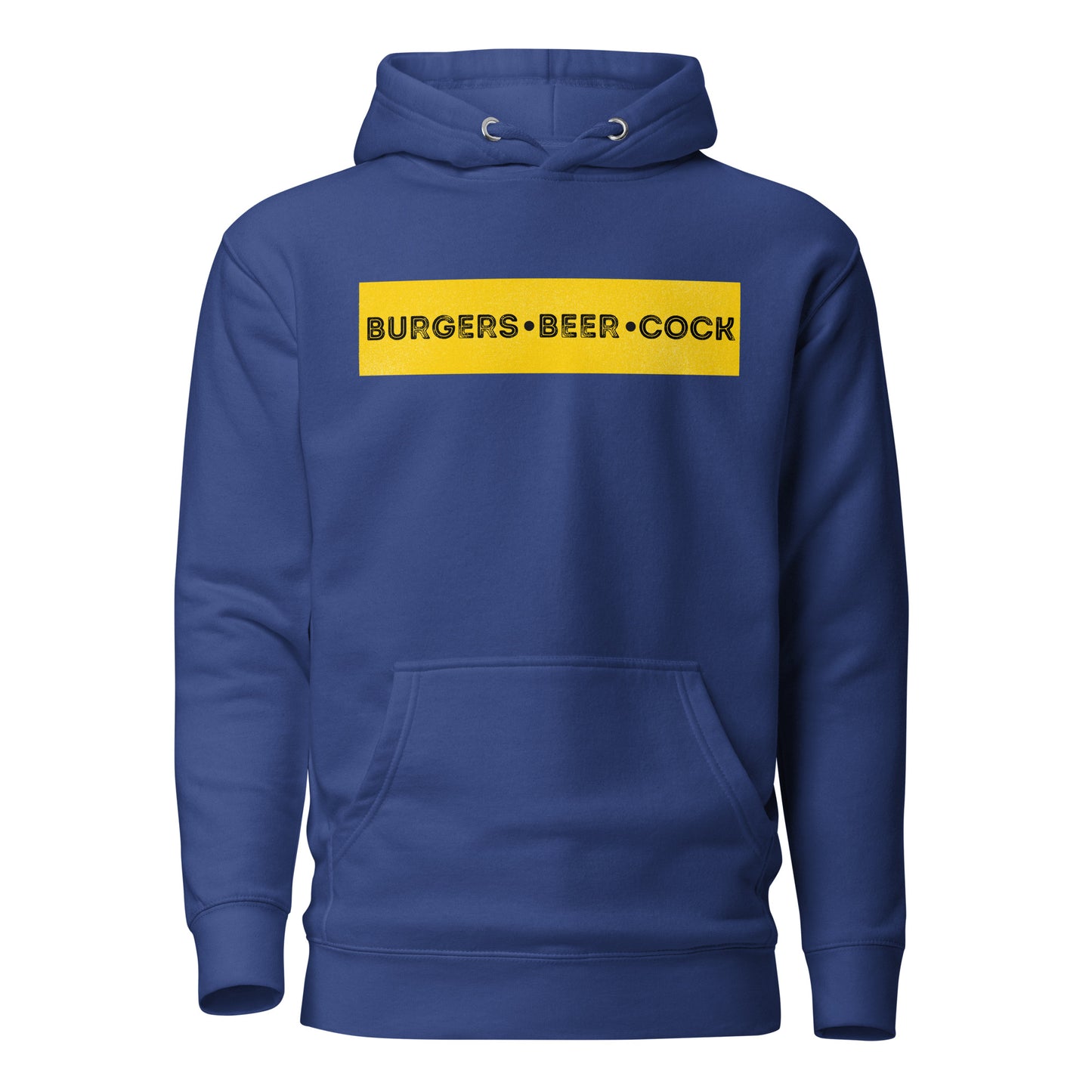 Burgers, Beer, Cock Hoodie