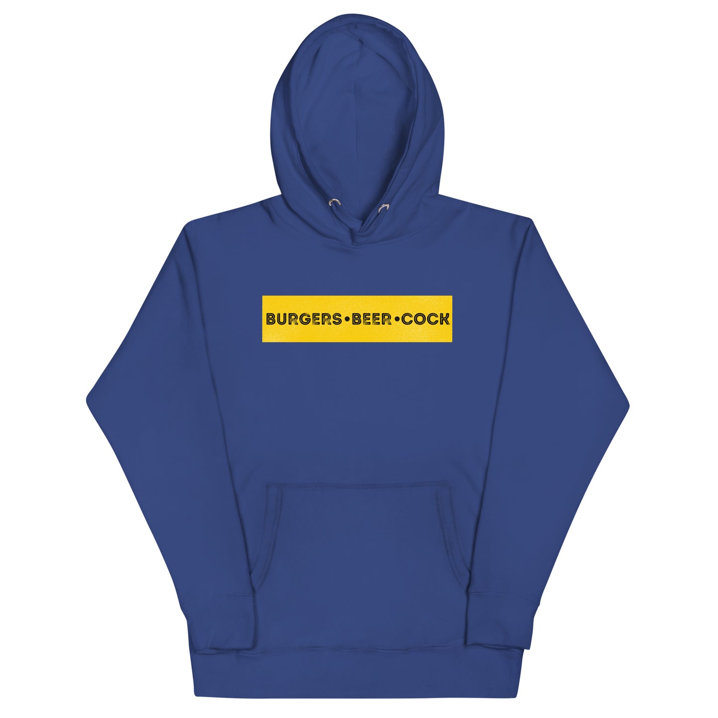 Burgers, Beer, Cock Hoodie