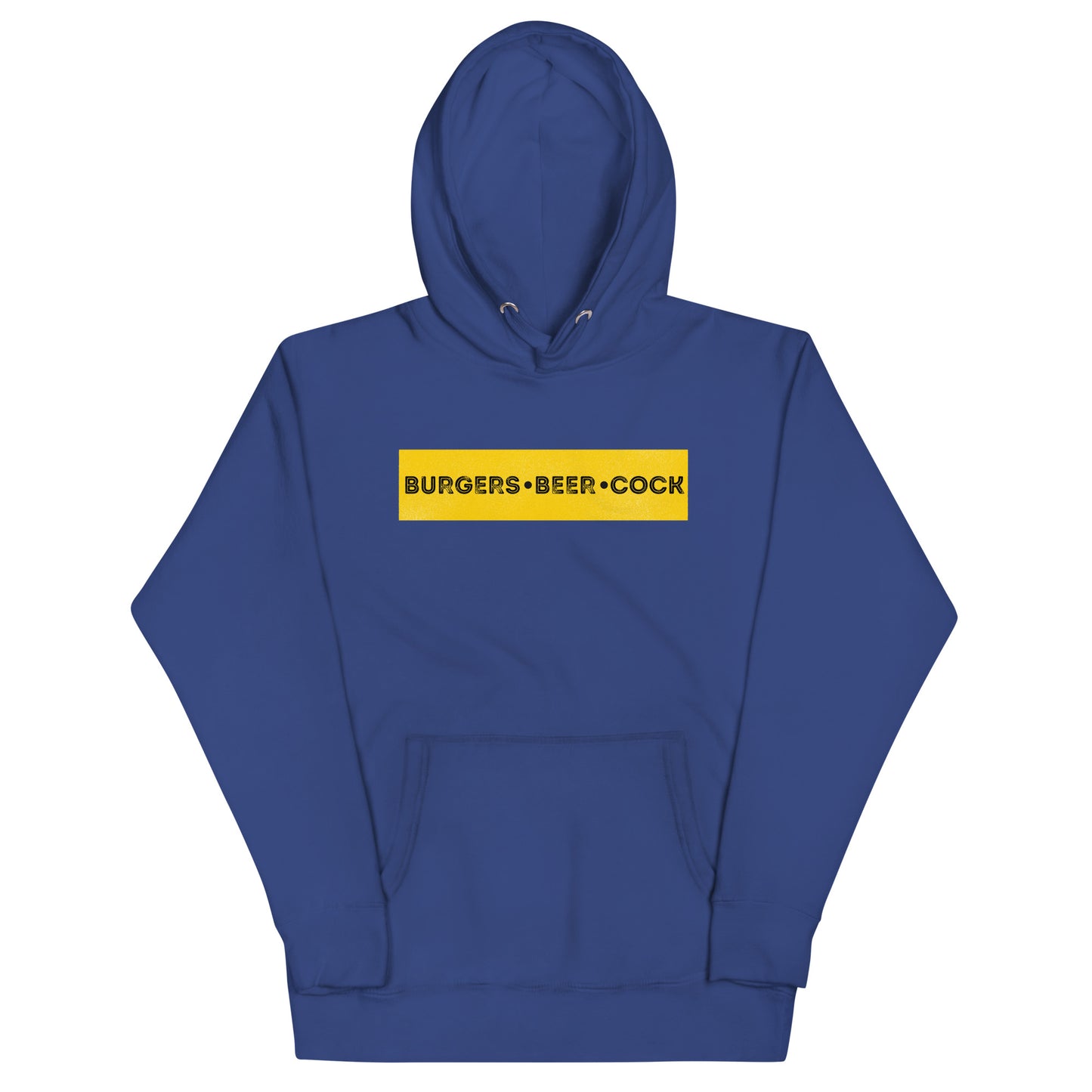 Burgers, Beer, Cock Hoodie